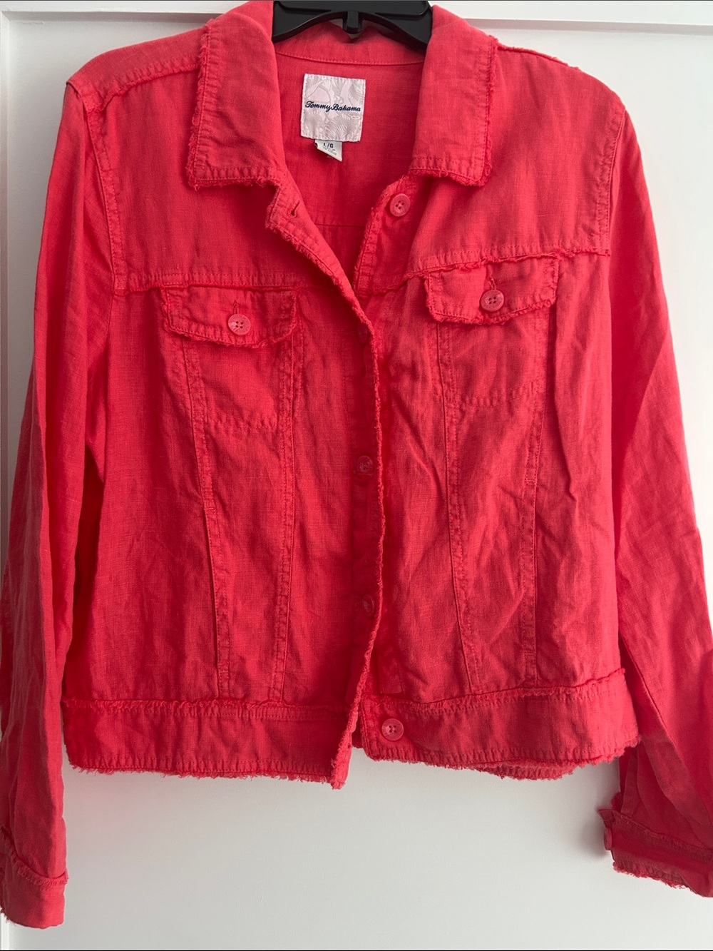 Tommy Bahama Two Palms  Linen Jacket in salmon